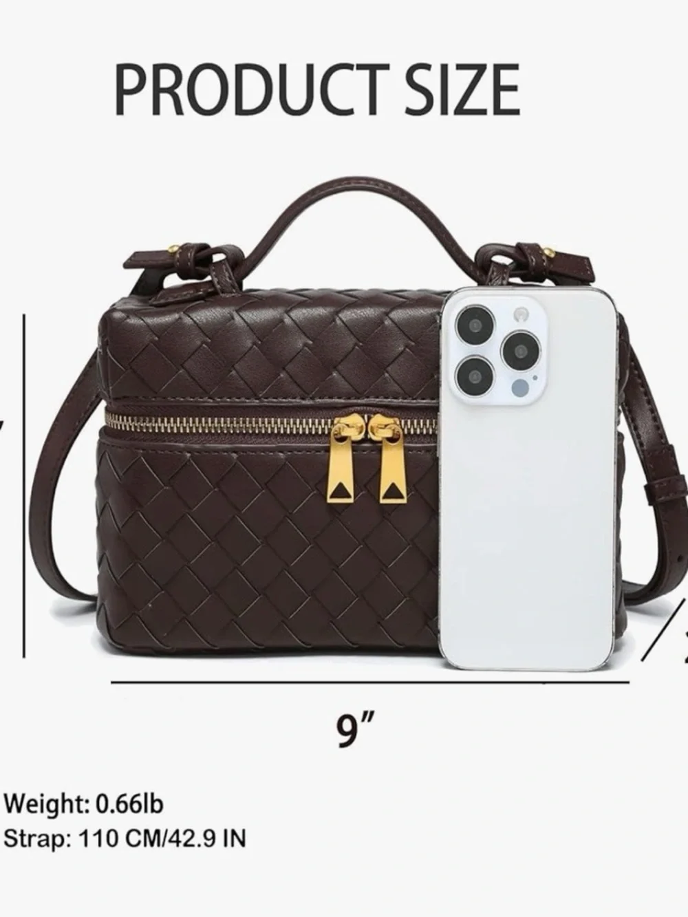 Boutique Women’s Faux Leather Mini Crosbody Bag